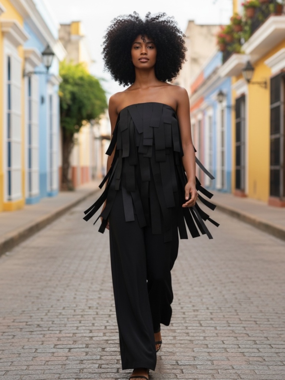 Convertible Ribbon Strapless Top